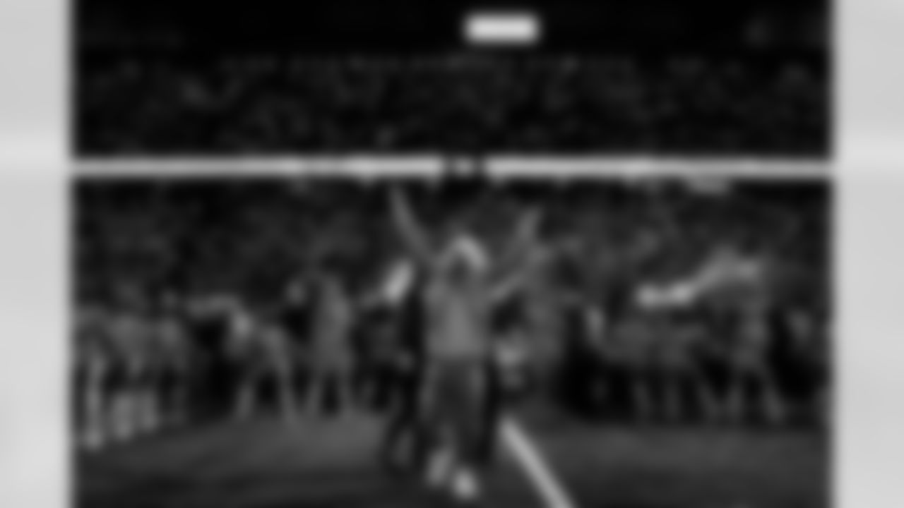 Eminem performs during the Thanksgiving Halftime Show powered by Verizon during an NFL football game against the Green Bay Packers on Thursday, Nov. 27, 2025 in Detroit. (Jeff Nguyen/Detroit Lions via AP)