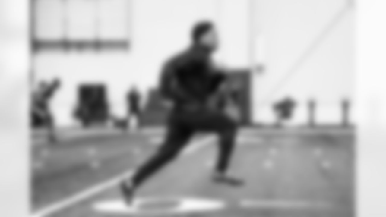 Detroit Lions running back Craig Reynolds (13) during offseason workouts at the Meijer Performance Center on April 28, 2025 in Allen Park, Mich. (Jeff Nguyen/Detroit Lions)