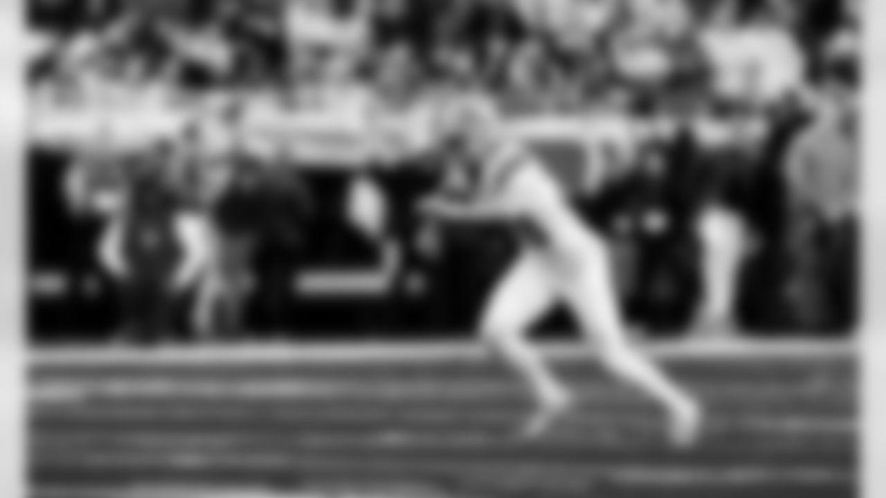 Detroit Lions kicker Jake Bates (39) during an NFL football game against the Dallas Cowboys on Thursday, Dec. 4, 2025 in Detroit. (Jeff Nguyen/Detroit Lions via AP)