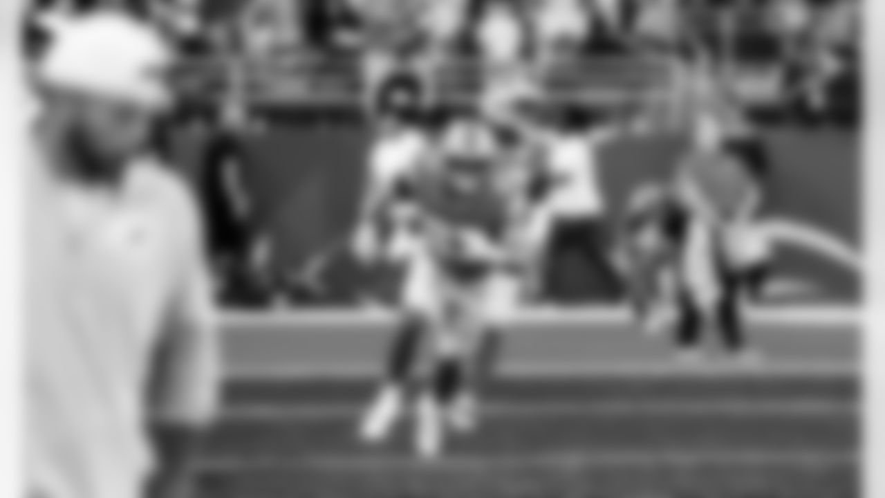 Detroit Lions safety Ian Kennelly (27) before an NFL football game against the Miami Dolphins, Saturday, August 16 in Detroit. (Jeff Nguyen/Detroit Lions via AP)