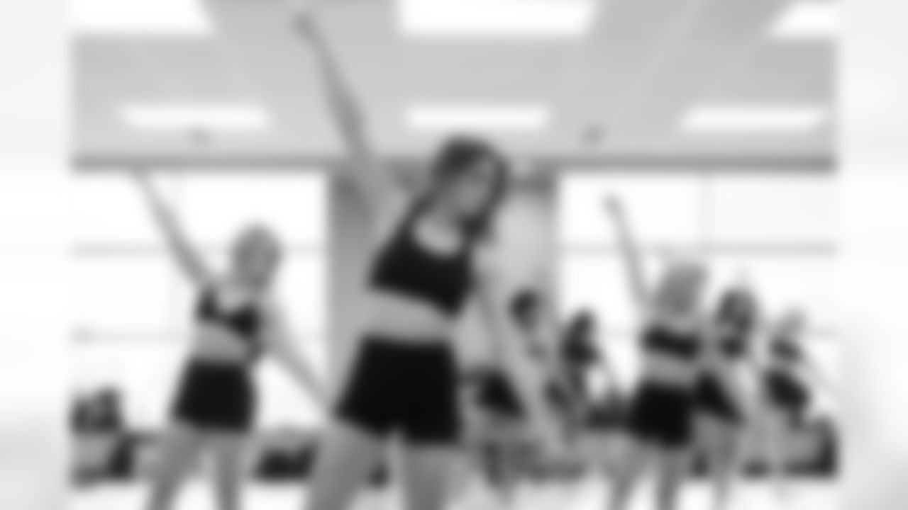 Contestants perform during the Detroit Lions Cheerleaders final look auditions at Lifetime Fitness on May 12, 2025 in Bloomfield Hills, Mich. (Mike Ferdinande/Detroit Lions)