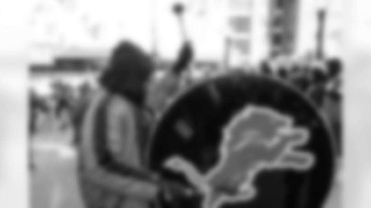 Detroit Lions Honolulu Boom performs before an NFL football game against the Pittsburgh Steelers on Sunday, Dec. 21, 2025 in Detroit. (Mike Ferdinande/Detroit Lions)