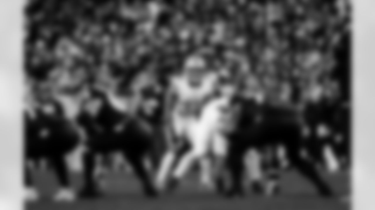 Detroit Lions defensive back Brian Branch (32) during an NFL football game against the Baltimore Ravens on Monday, Sept. 22, 2025 in Baltimore. (Jeff Nguyen/Detroit Lions via AP)