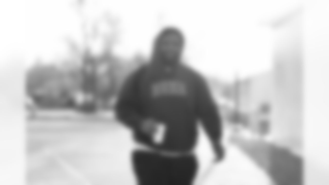 Detroit Lions defensive lineman D.J. Reader during offseason workouts at the Lions Training Facility in Allen Park, MI on April 15, 2024. (Jeff Nguyen/Detroit Lions)