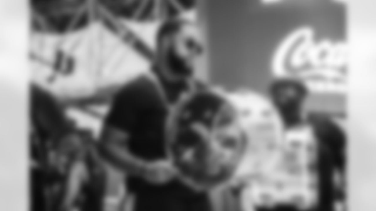 Detroit Lions Honolulu Boom before an NFL football game against the New York Giants on Sunday, Nov. 23, 2025 in Detroit. (Stephanie VanWagoner/Detroit Lions)