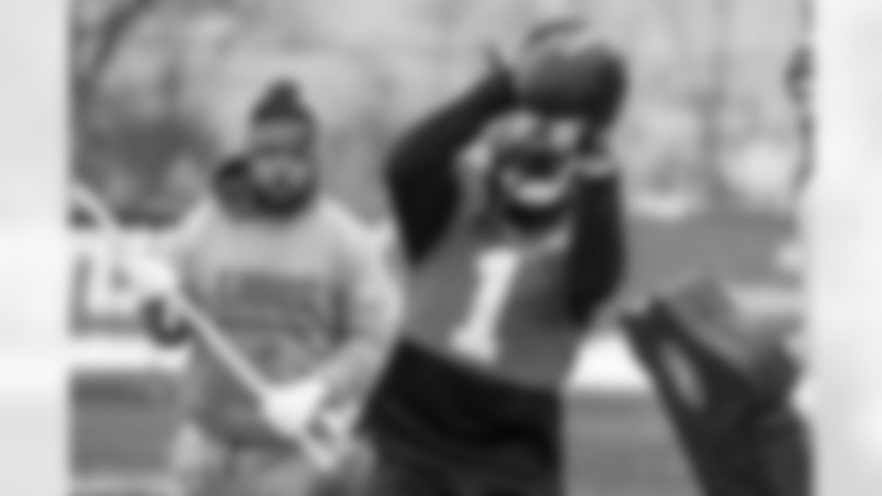 Detroit Lions wide receiver Jameson Williams (1) during practice at the Meijer Performance Center on Dec. 31, 2025 in Allen Park, Mich. (Jeff Nguyen/Detroit Lions)