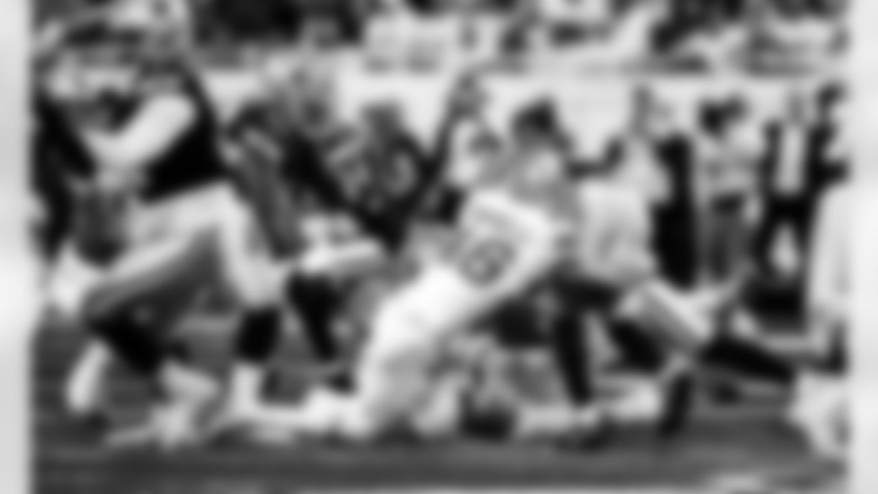 Detroit Lions linebacker Jack Campbell (46) during an NFL football game against the Dallas Cowboys on Thursday, Dec. 4, 2025 in Detroit. (Jeff Nguyen/Detroit Lions via AP)