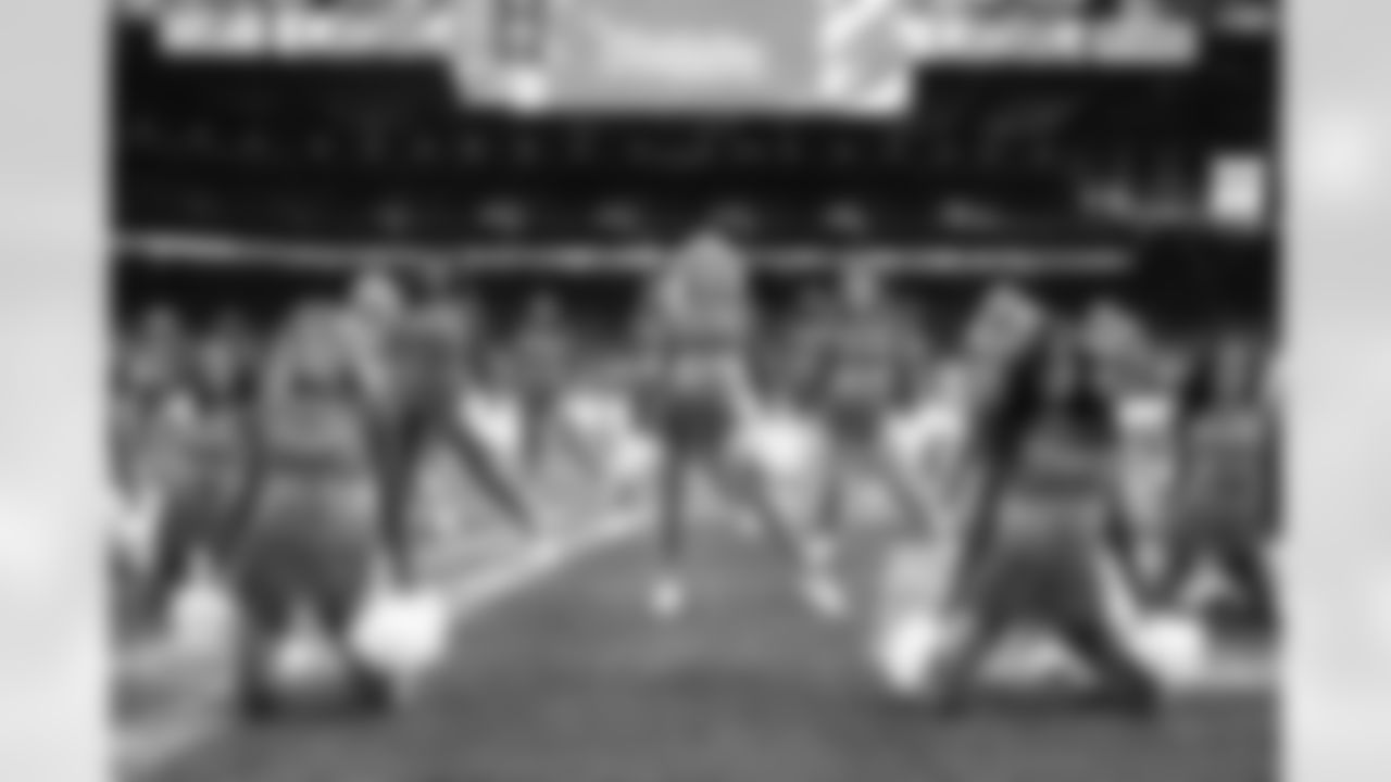 Detroit Lions Cheerleaders perform during an NFL football game against the Minnesota Vikings on Sunday, Nov. 2, 2025 in Detroit. (Mike Ferdinande/Detroit Lions)