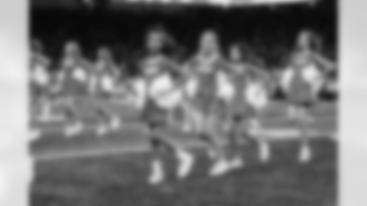 Junior Cheer participants perform at halftime during an NFL football game against the Pittsburgh Steelers on Sunday, Dec. 21, 2025 in Detroit. (Mike Ferdinande/Detroit Lions)