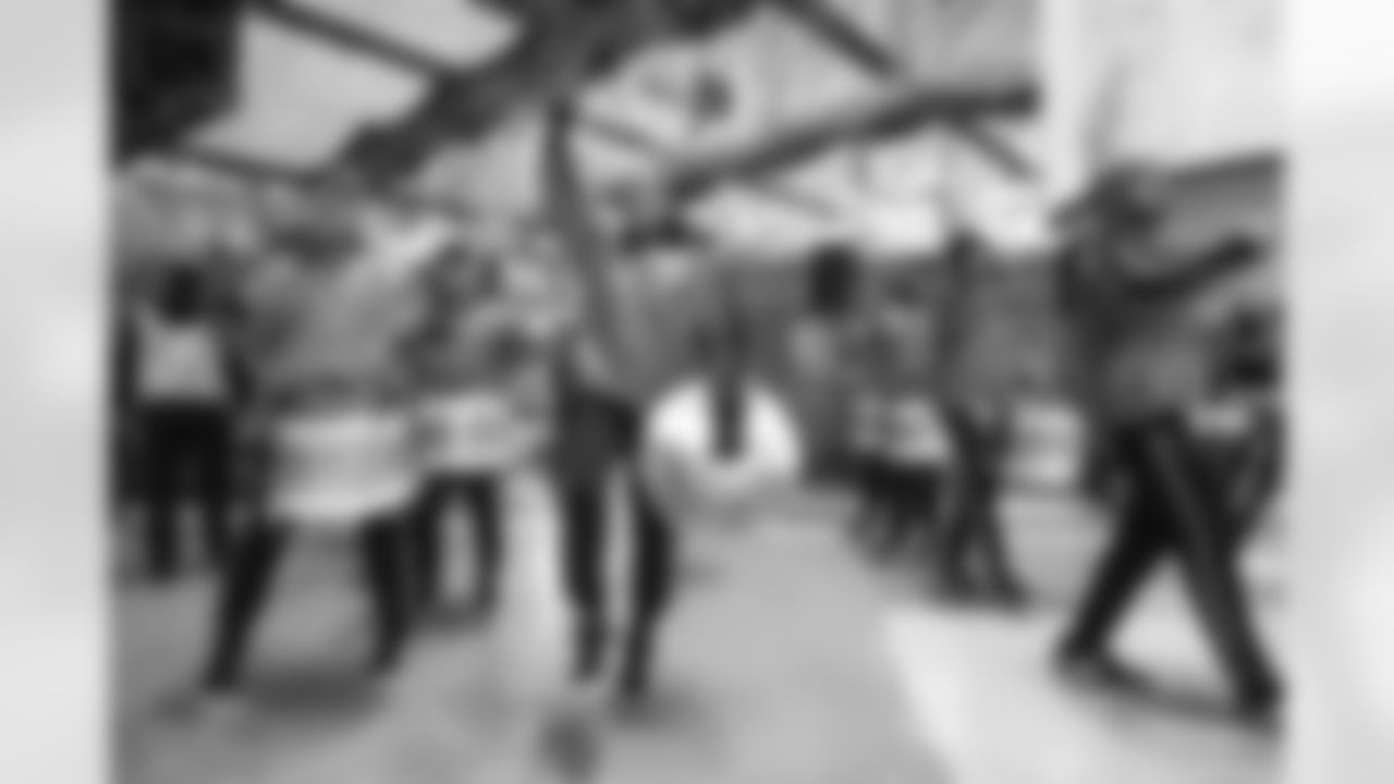 Detroit Lions Honolulu Boom performs before an NFL football game against the Green Bay Packers on Thursday, Nov. 27, 2025 in Detroit. (Mike Ferdinande/Detroit Lions)