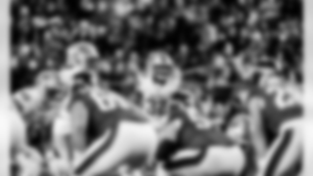 Detroit Lions defensive back Brian Branch (32) during an NFL football game against the Philadelphia Eagles on Sunday, Nov. 16, 2025 in Philadelphia. (Jeff Nguyen/Detroit Lions via AP)