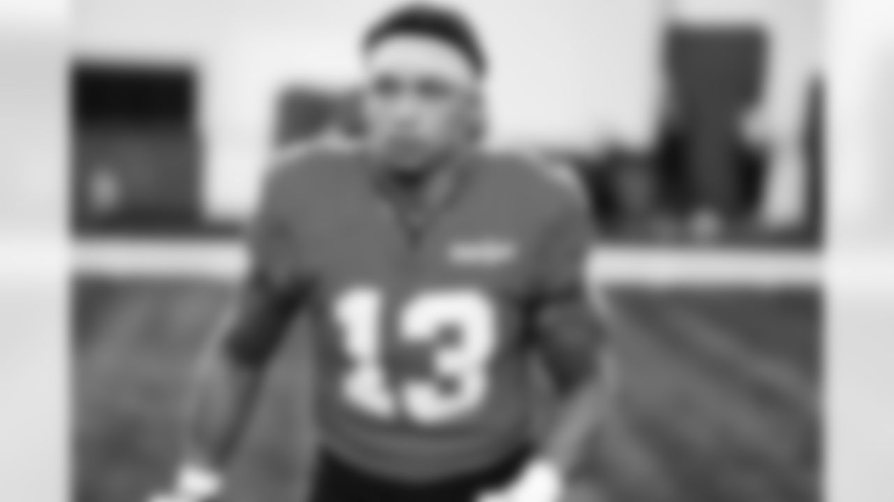 Detroit Lions running back Craig Reynolds (13) during practice at the Meijer Performance Center on Oct. 18, 2025 in Allen Park, Mich. (Jeff Nguyen/Detroit Lions)