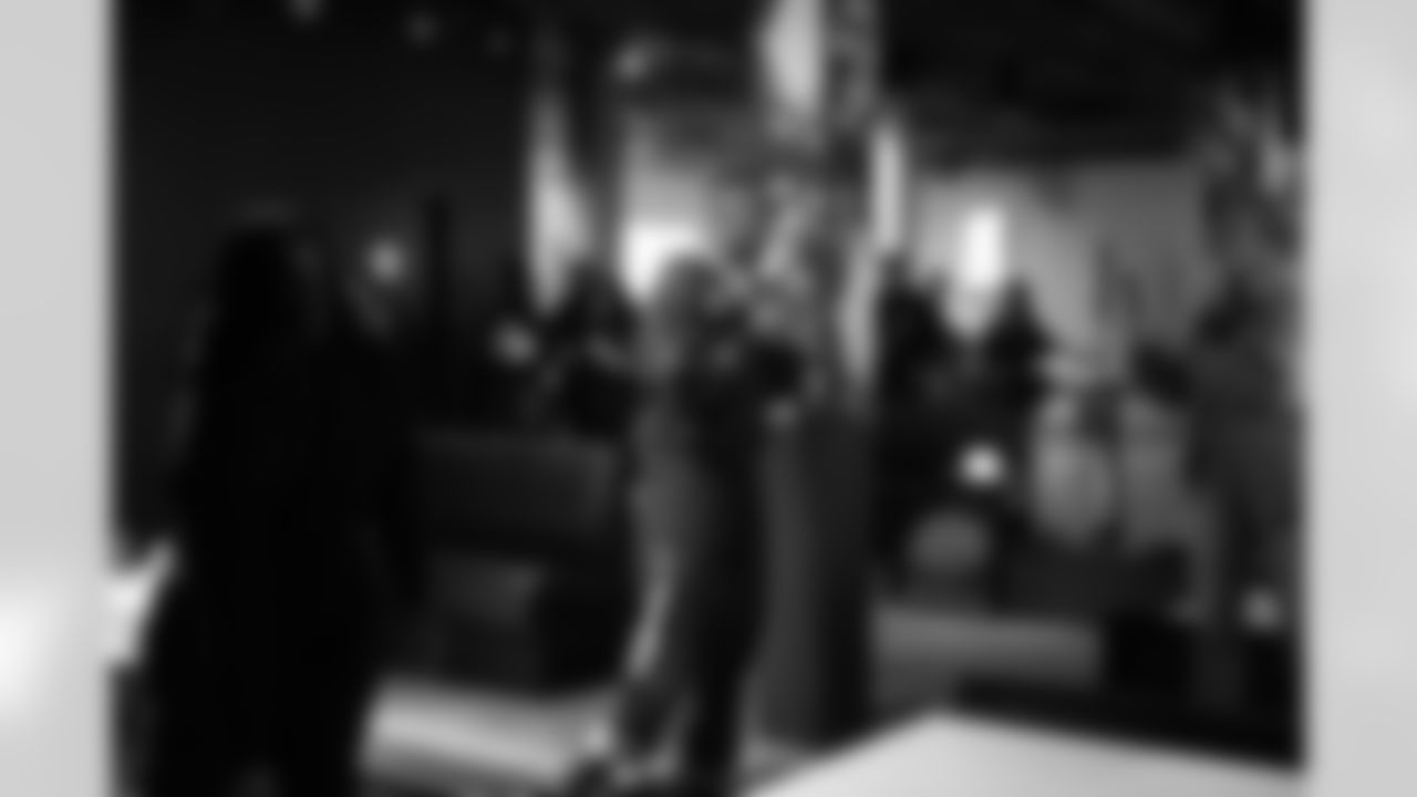 Detroit Lions wide receiver Amon-Ra St. Brown (14) during a Strike for Literacy event at Five Iron Golf on Nov. 3, 2025 in Detroit.(Carl Jones II/Detroit Lions)