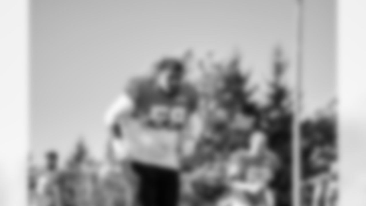 Detroit Lions tackle Penei Sewell (58) during practice at the Meijer Performance Center on Oct. 28, 2025 in Allen Park, Mich. (Jeff Nguyen/Detroit Lions)