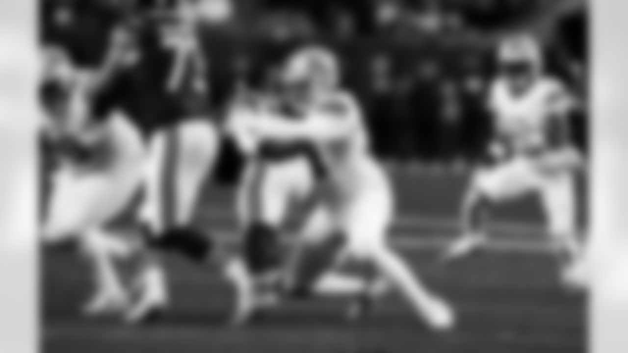 Detroit Lions defensive lineman Tyler Lacy (78) during an NFL football game against the Chicago Bears on Sunday, Jan. 4, 2026 in Chicago. (Jeff Nguyen/Detroit Lions via AP)