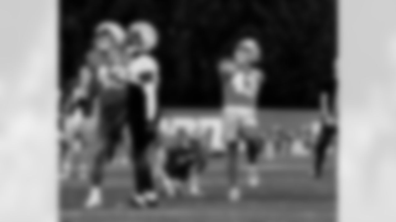 Detroit Lions punter Jack Fox (3), Detroit Lions kicker Jake Bates (43) during training camp at the Meijer Performance Center in Allen Park, MI on August 11, 2024. (Jeff Nguyen/Detroit Lions)