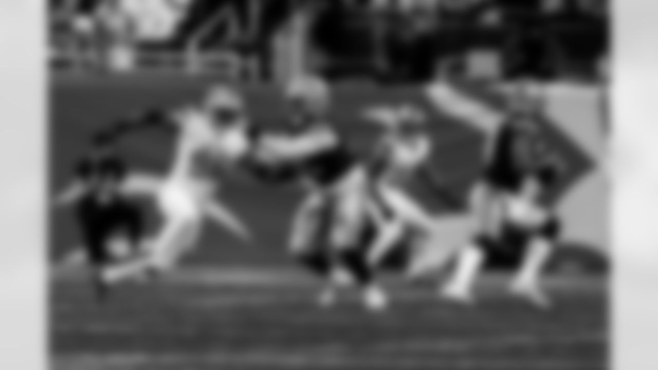 Detroit Lions edge rusher Al-Quadin Muhammad (96) during an NFL football game against the Dallas Cowboys on Thursday, Dec. 4, 2025 in Detroit. (Jeff Nguyen/Detroit Lions via AP)