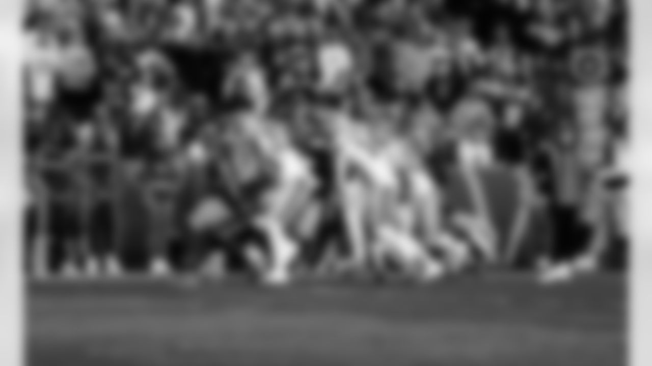 Detroit Lions running back Jahmyr Gibbs (0) scores a touchdown during an NFL football game against the Washington Commanders on Sunday, Nov. 9, 2025 in Landover, Md. (Jeff Nguyen/Detroit Lions via AP)