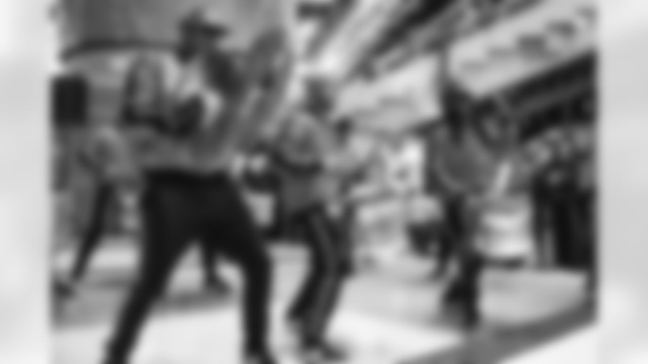 Detroit Lions Honolulu Boom performs before an NFL football game against the Green Bay Packers on Thursday, Nov. 27, 2025 in Detroit. (Mike Ferdinande/Detroit Lions)