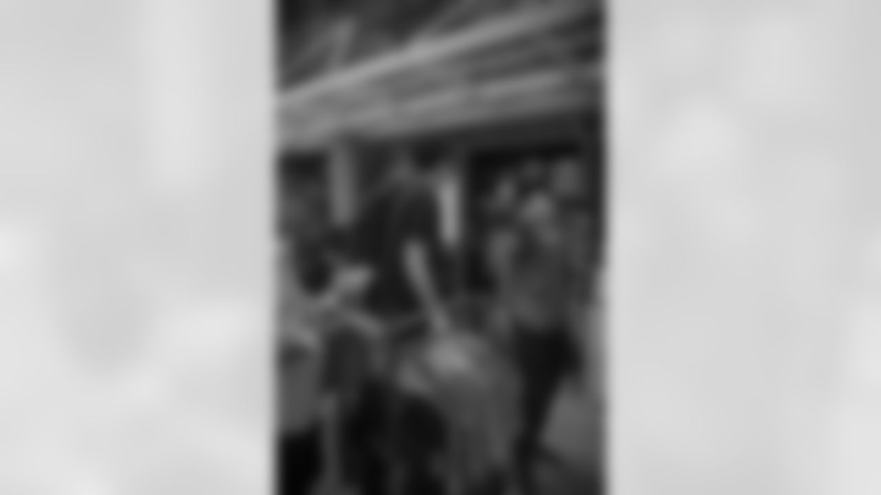 Fans attend a Thanksgiving game watch party on Thursday, Nov. 27, 2025 in São Paulo, Brasil. (Gabriel Alacette/Detroit Lions via AP)