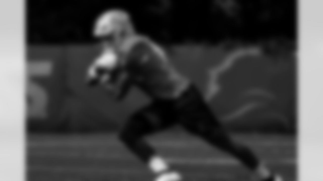 Detroit Lions tight end Shane Zylstra (84) during practice at the Meijer Performance Center on Sept. 11, 2025 in Allen Park, Mich. (Jeff Nguyen/Detroit Lions)