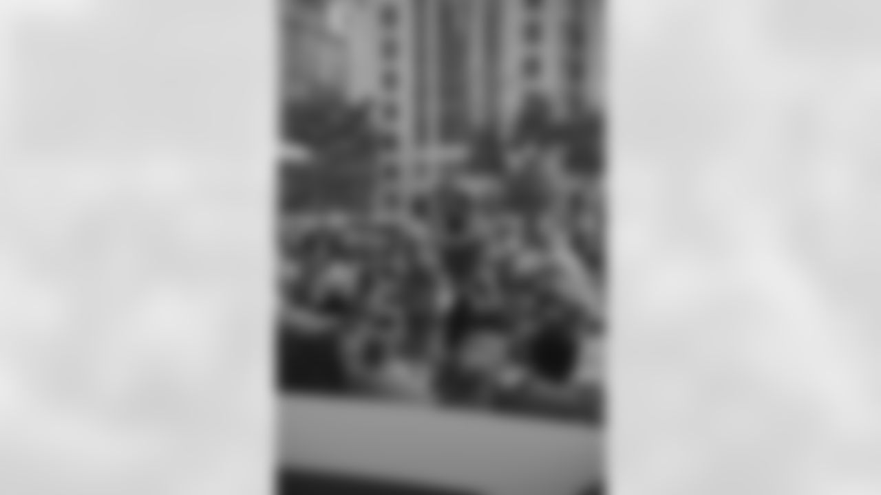 Fans attend a Thanksgiving game watch party on Thursday, Nov. 27, 2025 in São Paulo, Brasil. (Gabriel Alacette/Detroit Lions via AP)