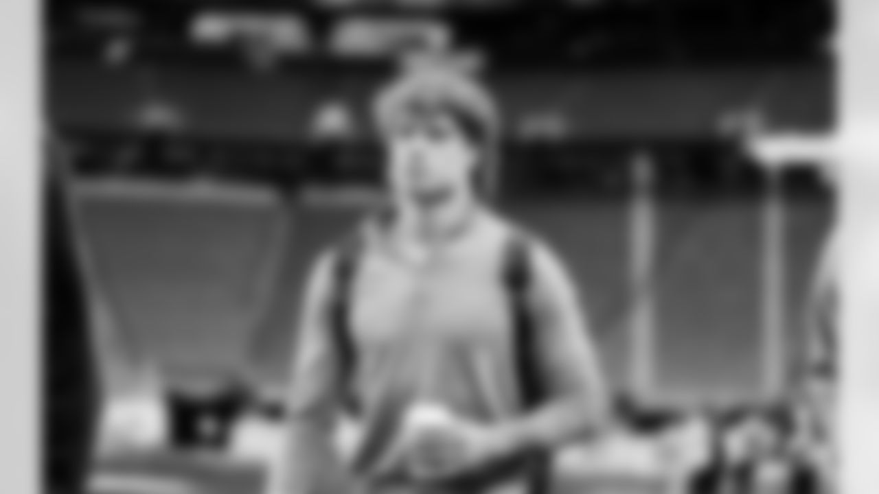 Detroit Lions wide receiver Isaac TeSlaa (18) arrives to an NFL football game against the Minnesota Vikings on Thursday, Dec. 25, 2025 in Minneapolis. (Jeff Nguyen/Detroit Lions via AP)