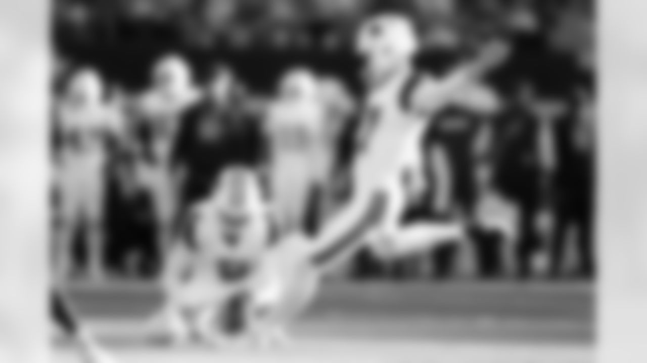 K Brandon Aubrey

(AP Photo/James D. Smith)