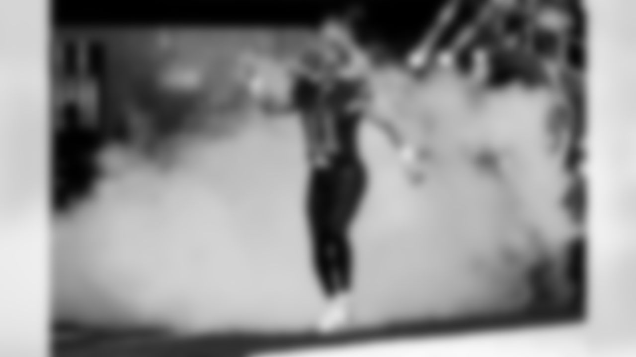 Detroit Lions wide receiver Kalif Raymond (11) before an NFL football game against the New York Giants on Sunday, Nov. 23, 2025 in Detroit. (Jeff Nguyen/Detroit Lions via AP)