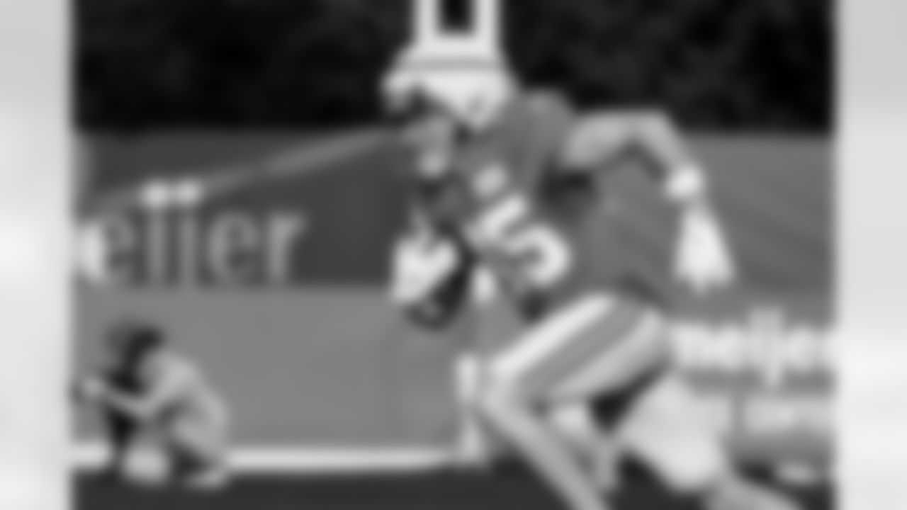 Detroit Lions wide receiver Tom Kennedy (85) during training camp at the Meijer Performance Center on July 29, 2025 in Allen Park, Mich. (Jeff Nguyen/Detroit Lions)