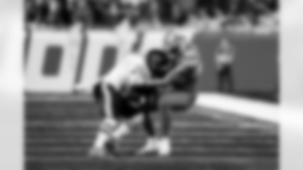 Detroit Lions linebacker Jack Campbell (46) makes a tackle during an NFL football game against the Chicago Bears on Sunday, Sept. 14, 2025 in Detroit. (Jeff Nguyen/Detroit Lions via AP)