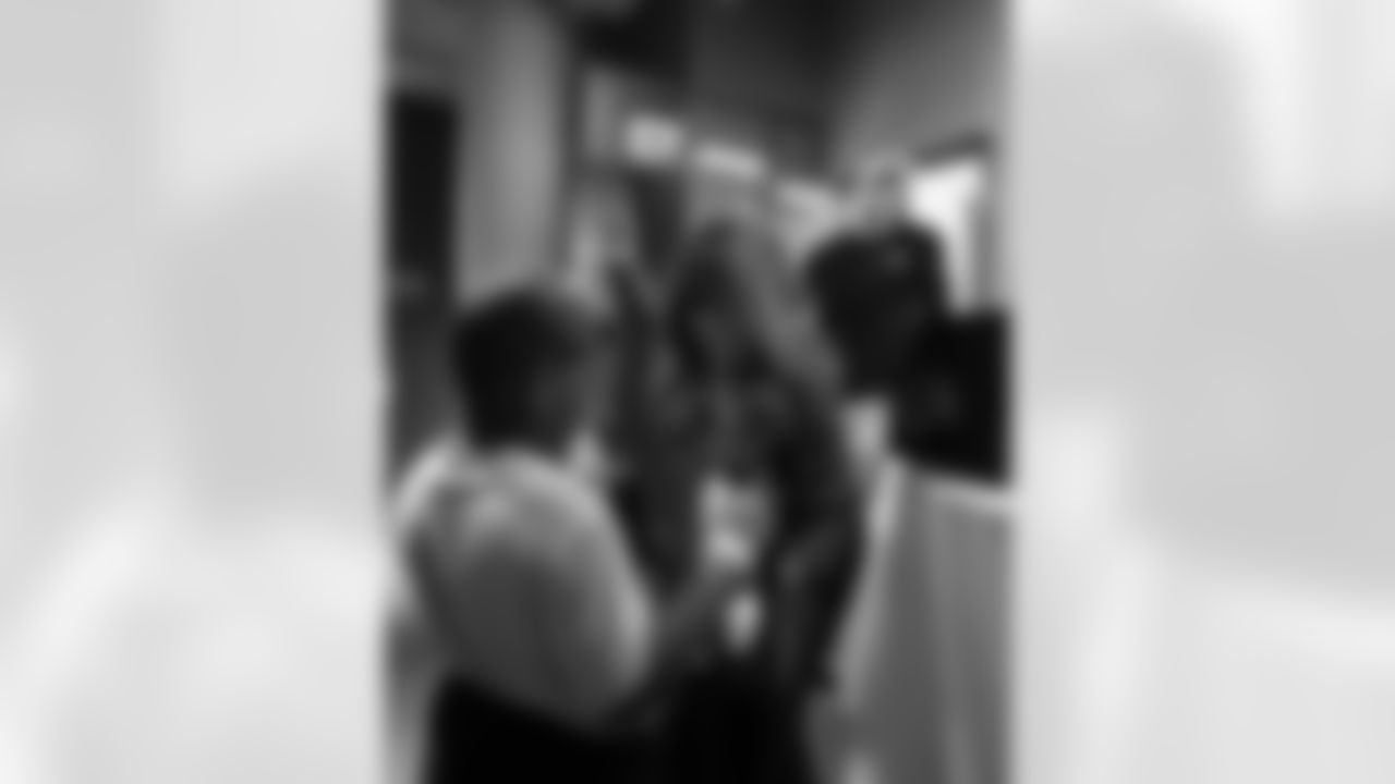 Students Trick or Treating with Holly Campbell during the One Pride Literacy Fest at Ford Field on Oct. 28, 2025 in Detroit. (Steven Stark/Detroit Lions)