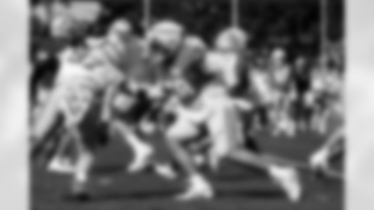 Detroit Lions tackle Penei Sewell (58) during training camp at the Meijer Performance Center on July 28, 2025 in Allen Park, Mich. (Jeff Nguyen/Detroit Lions)