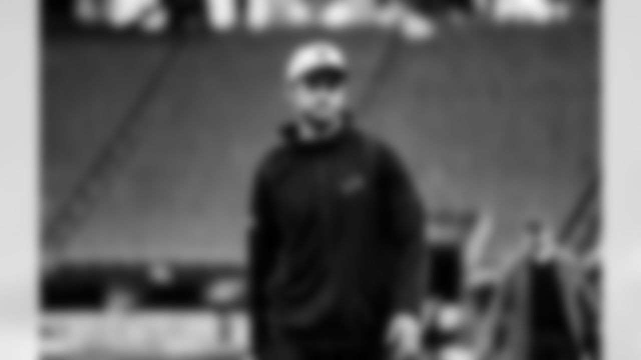 Detroit Lions punter Jack Fox (3) arrives to an NFL football game against the Minnesota Vikings on Thursday, Dec. 25, 2025 in Minneapolis. (Jeff Nguyen/Detroit Lions via AP)