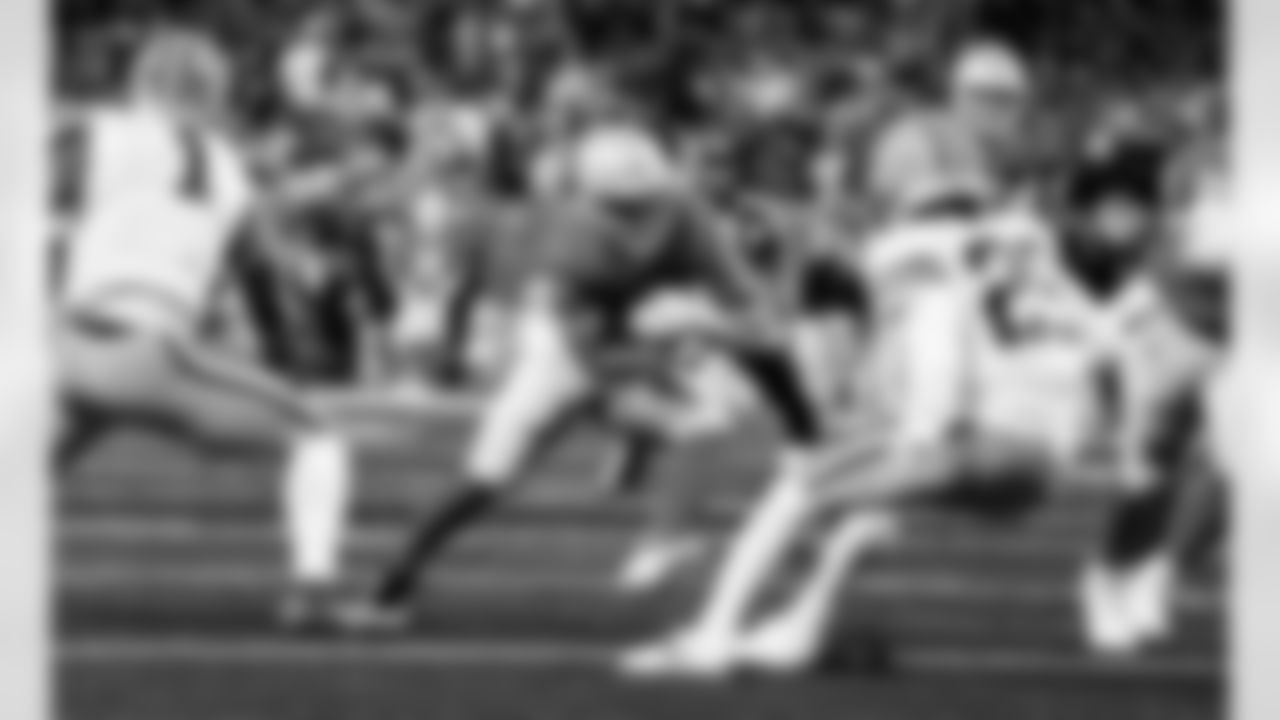 Detroit Lions running back David Montgomery (5) during an NFL football game against the Green Bay Packers on Thursday, Nov. 27, 2025 in Detroit. (Jeff Nguyen/Detroit Lions via AP)