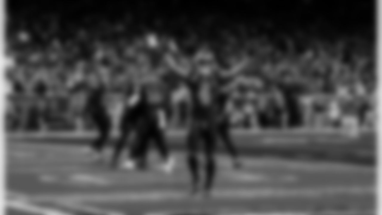 Detroit Lions cornerback D.J. Reed (4) after an NFL football game against the New York Giants on Sunday, Nov. 23, 2025 in Detroit. (Jeff Nguyen/Detroit Lions via AP)