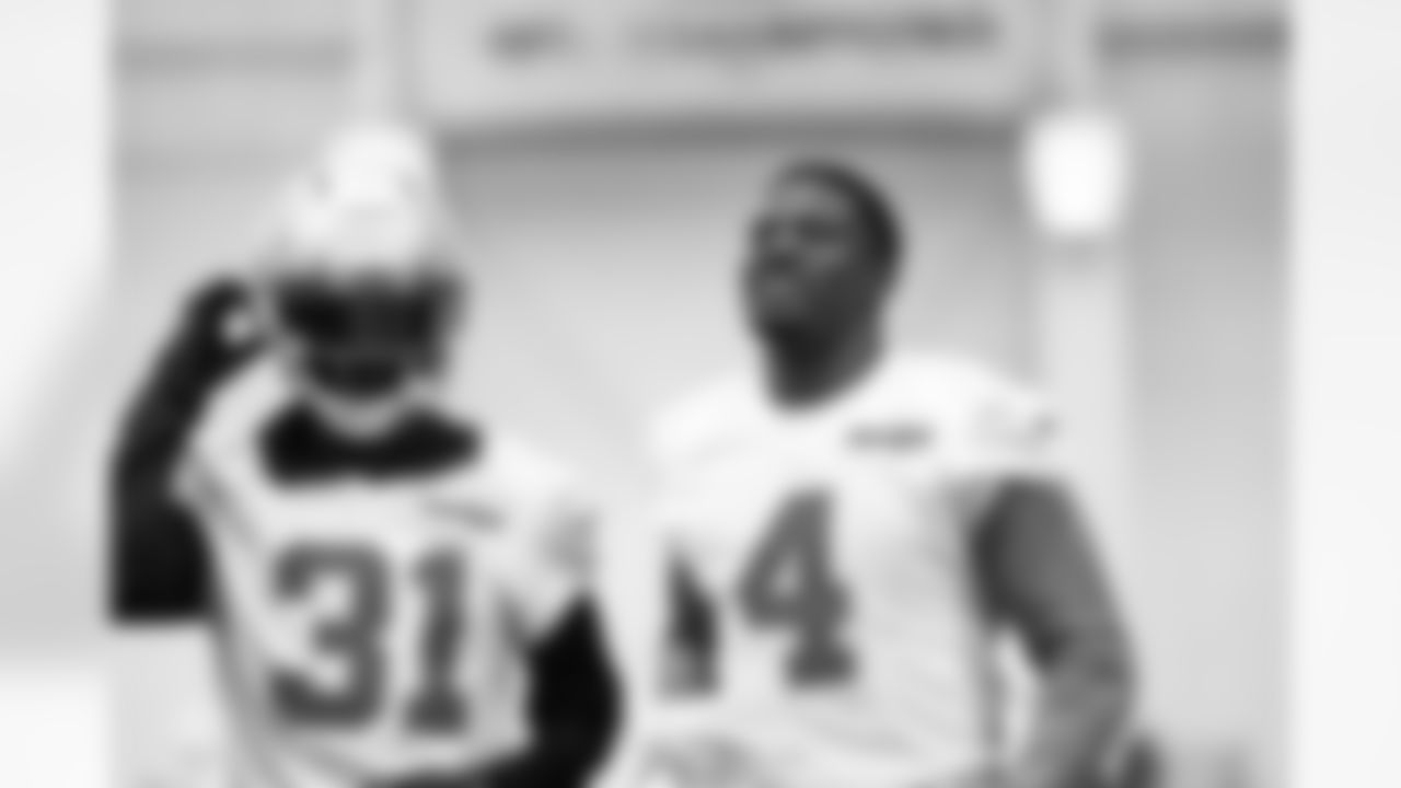 Detroit Lions safety Kerby Joseph (31) and Detroit Lions cornerback D.J. Reed (4) during OTAs at the Meijer Performance Center on June 5, 2025 in Allen Park, Mich. (Josh Mandujano/Detroit Lions)
