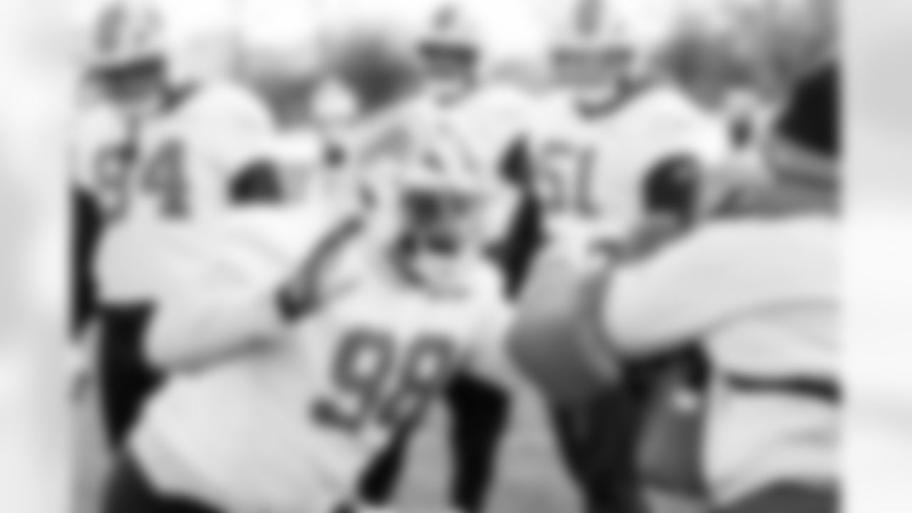 Detroit Lions defensive lineman DJ Reader (98) during practice at the Meijer Performance Center on Jan. 1, 2026 in Allen Park, Mich. (Jeff Nguyen/Detroit Lions)