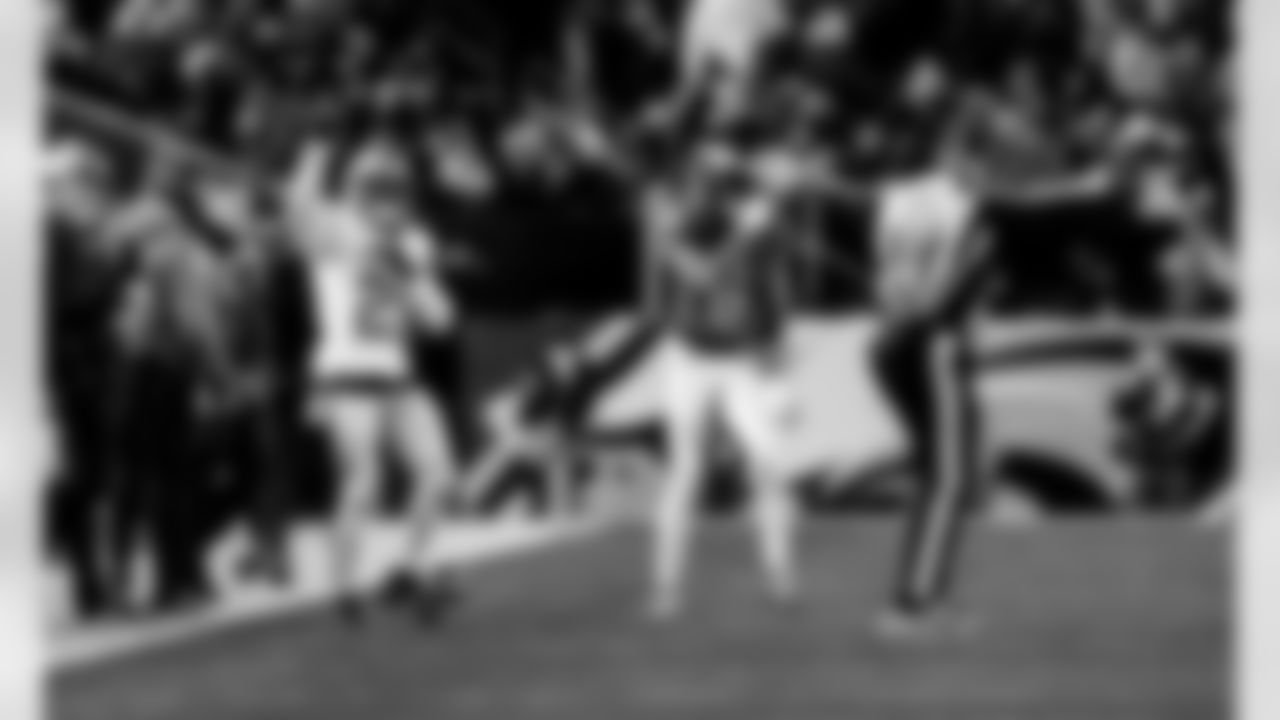 Detroit Lions cornerback Amik Robertson (21) during an NFL football game against the Philadelphia Eagles on Sunday, Nov. 16, 2025 in Philadelphia. (Jeff Nguyen/Detroit Lions via AP)