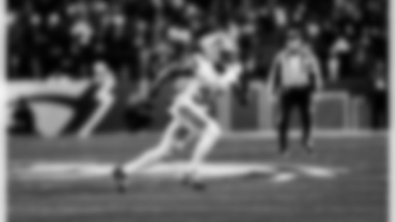 Detroit Lions defensive back Brian Branch (32) during an NFL football game against the Philadelphia Eagles on Sunday, Nov. 16, 2025 in Philadelphia. (Jeff Nguyen/Detroit Lions via AP)