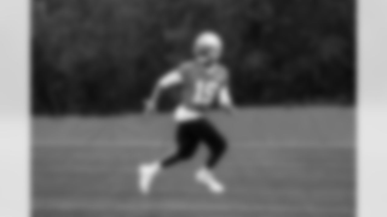 Detroit Lions wide receiver Dominic Lovett (19) during OTAs at the Meijer Performance Center on May 29, 2025 in Allen Park, Mich. (Jeff Nguyen/Detroit Lions)