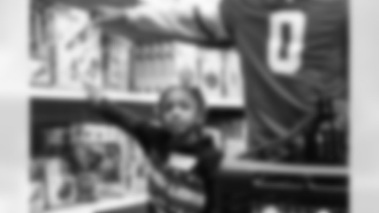 Participant picks out a toy during Shop with a Lion at Meijer on Dec. 8, 2025 in Detroit. (Stephanie VanWagoner/Detroit Lions)