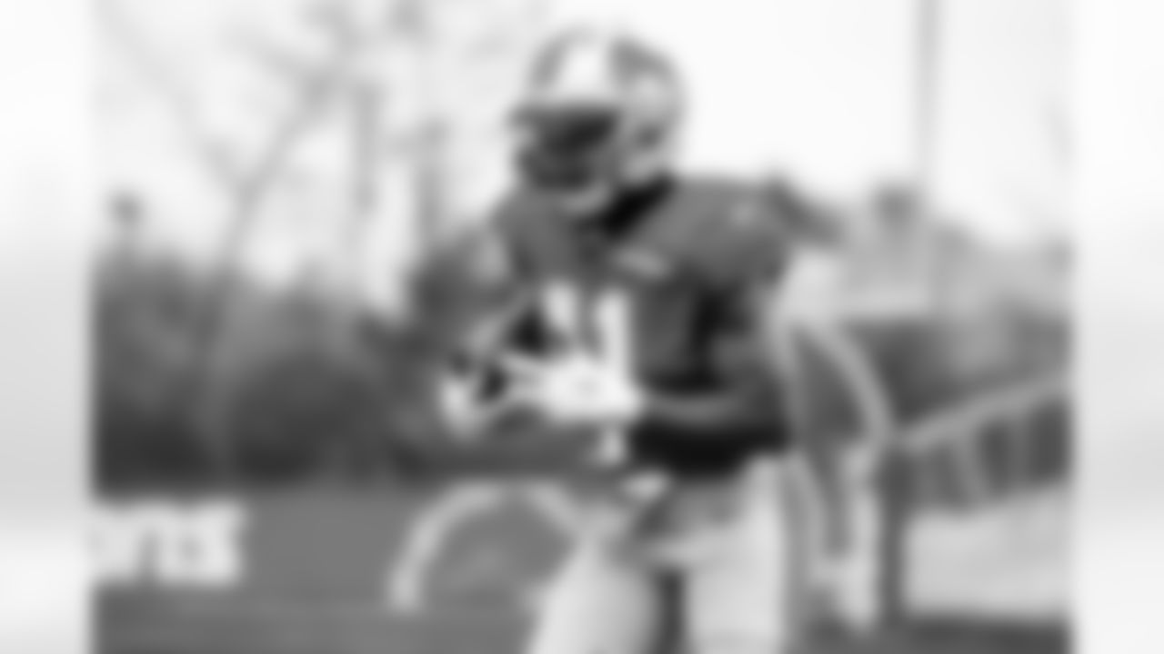 Detroit Lions wide receiver Kalif Raymond (11) during practice at the Meijer Performance Center on Nov. 5, 2025 in Allen Park, Mich. (Jeff Nguyen/Detroit Lions)