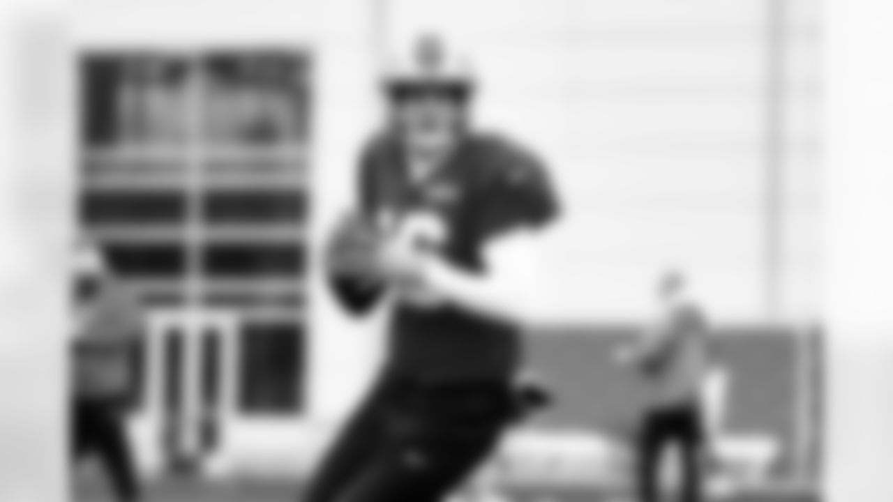 Detroit Lions quarterback Jared Goff (16) during practice at the Meijer Performance Center on Nov. 5, 2025 in Allen Park, Mich. (Jeff Nguyen/Detroit Lions)