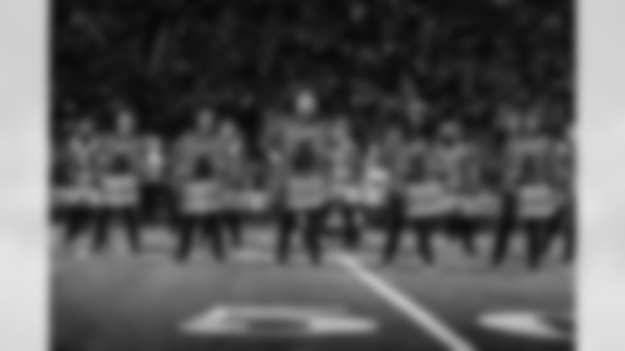 Detroit Lions Honolulu Boom performs before an NFL football game against the Pittsburgh Steelers on Sunday, Dec. 21, 2025 in Detroit. (Mike Ferdinande/Detroit Lions)