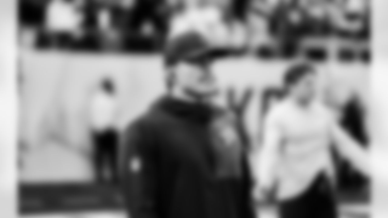 Detroit Lions linebacker Malcolm Rodriguez (44) before an NFL football game against the Minnesota Vikings on Thursday, Dec. 25, 2025 in Minneapolis. (Jeff Nguyen/Detroit Lions via AP)