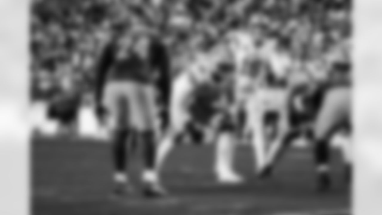 Detroit Lions tackle Penei Sewell (58) during an NFL football game against the Washington Commanders on Sunday, Nov. 9, 2025 in Landover, Md. (Jeff Nguyen/Detroit Lions via AP)