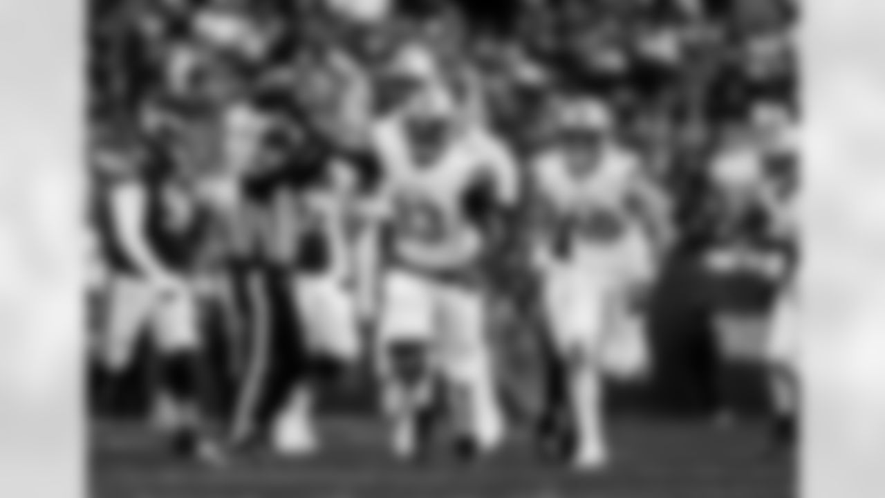 Detroit Lions defensive lineman Josh Paschal (93) celebrates after recovering a fumble during an NFL football game against the Chicago Bears on Dec. 22, 2024 in Chicago. (Josh Mandujano/Detroit Lions via AP)