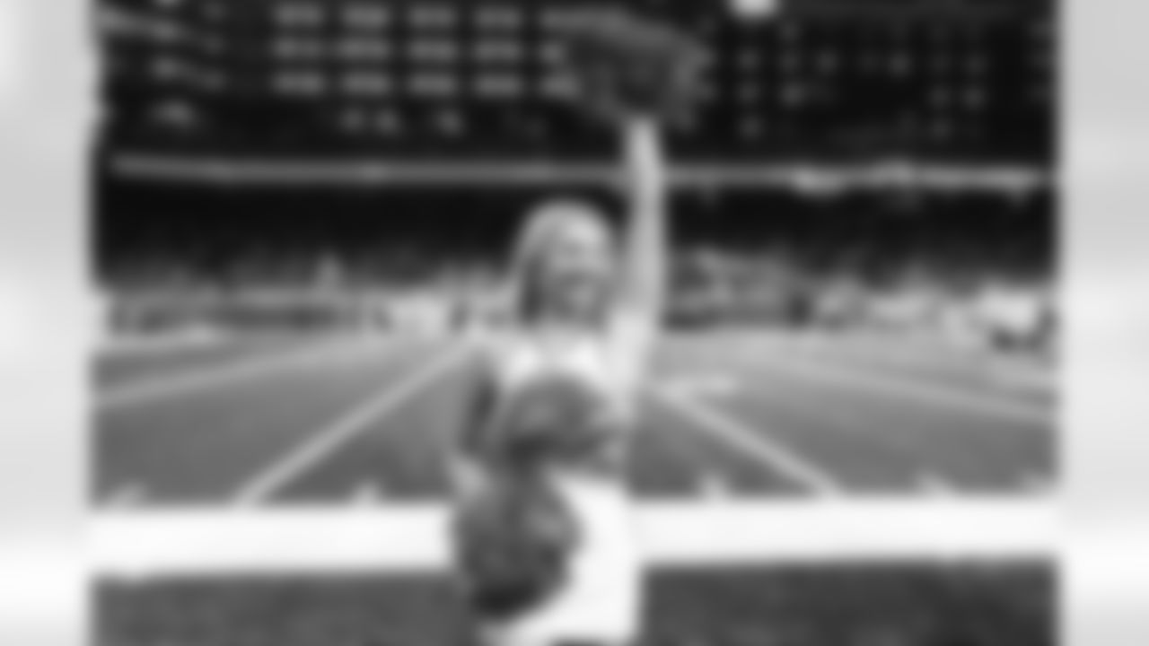 Detroit Lions Cheerleaders perform during an NFL football game against the Houston Texans on Saturday, Aug. 23, 2025 in Detroit. (Stephanie VanWagoner/Detroit Lions)