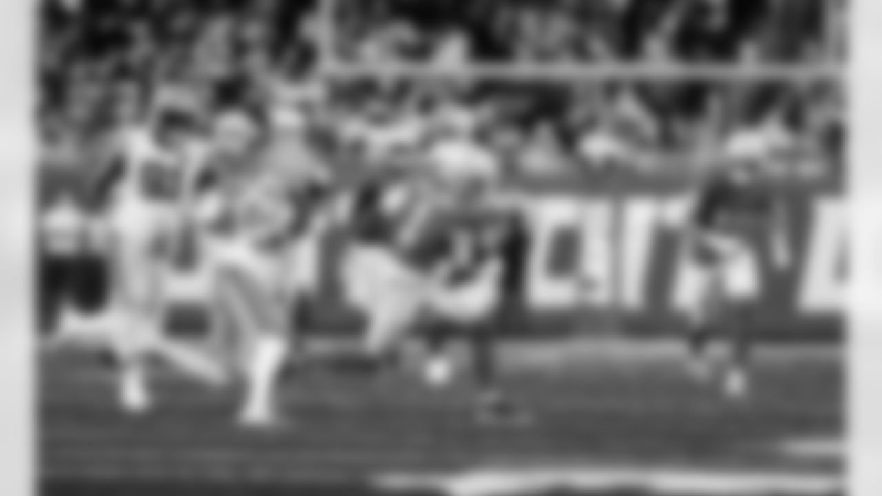 Detroit Lions wide receiver Jameson Williams (1) during an NFL football game against the Green Bay Packers on Thursday, Nov. 27, 2025 in Detroit. (Jeff Nguyen/Detroit Lions via AP)